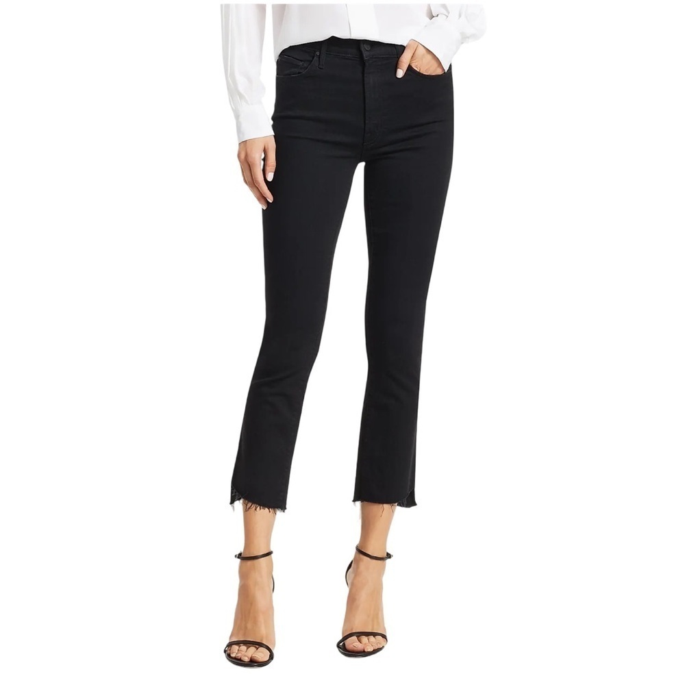MOTHER The Insider Slit Ankle Fray in Not Guilty Wash Size 26